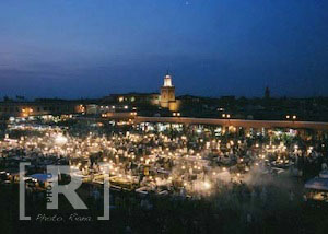 Jemaa-el-Fna, Marrakech, Marokko