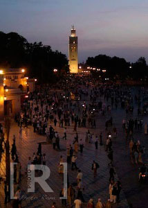 Jemaa-el-Fna, Marrakech, Marokko